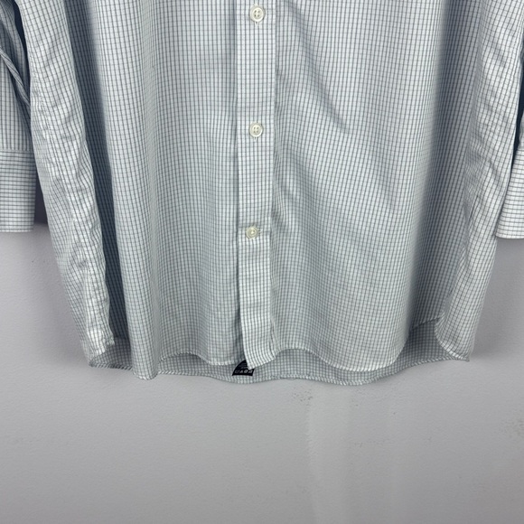 Grafton 100% Cotton Men's Gray Patterned Dress Shirt Size 16.5 - Picture 7 of 10
